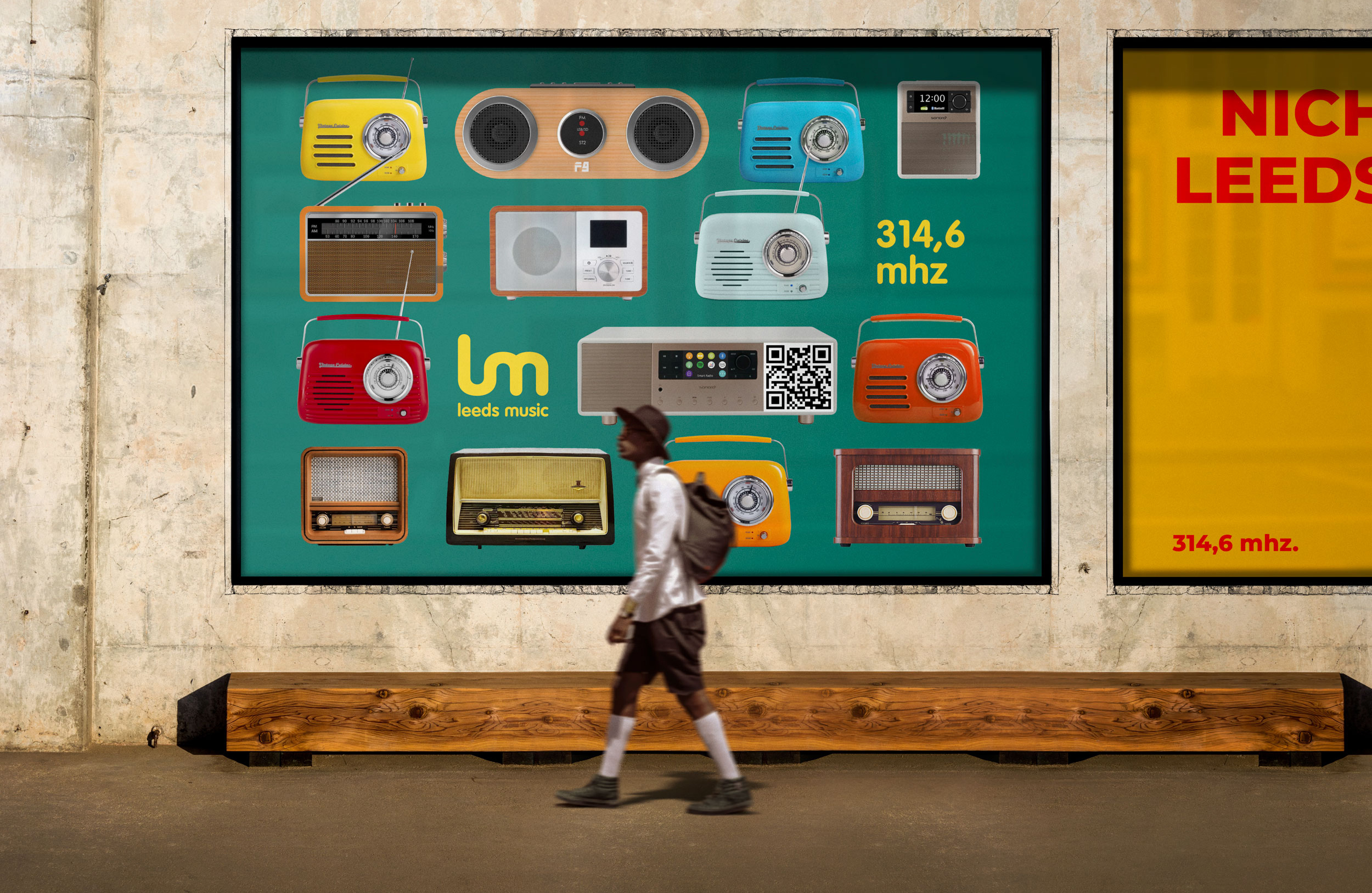 Leeds FM Außenwerbung