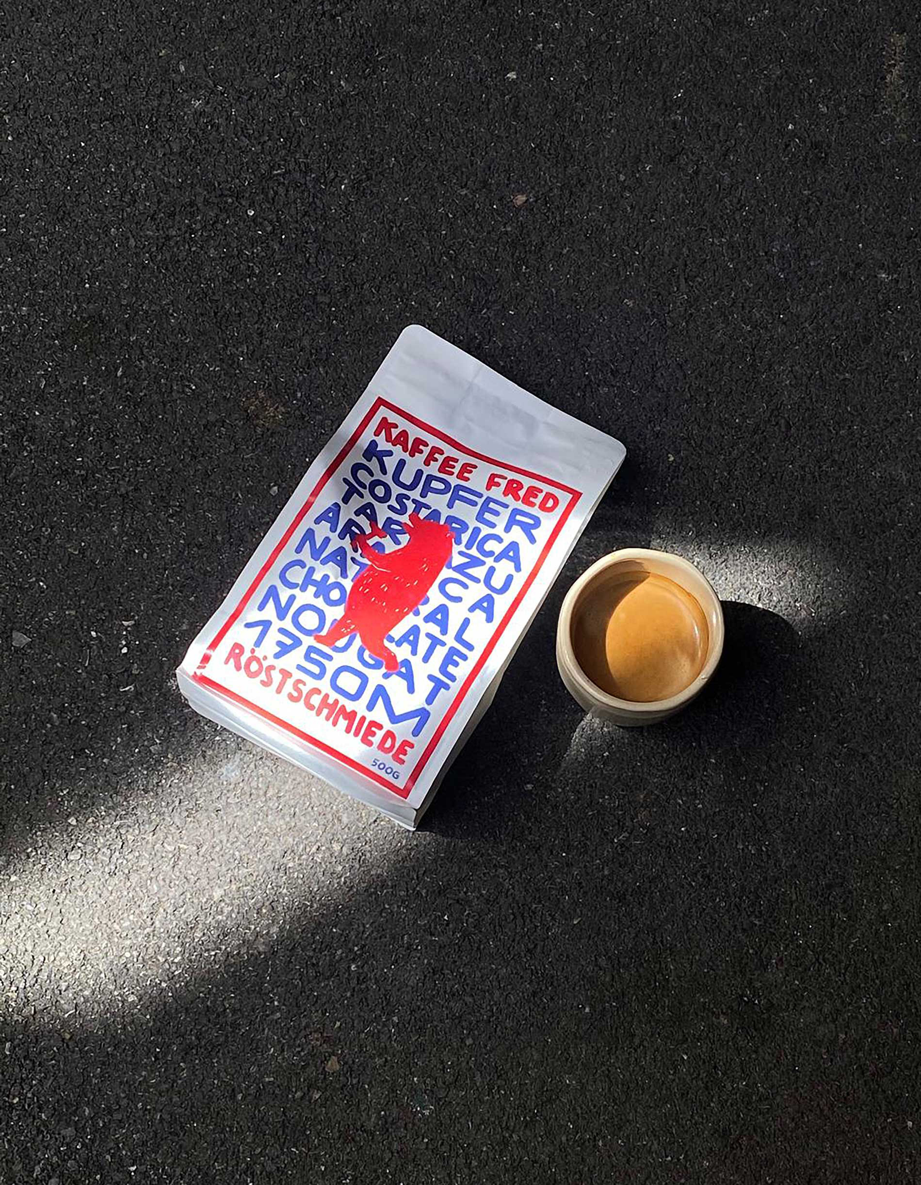 Kaffeeverpackung, Kaffee Fred