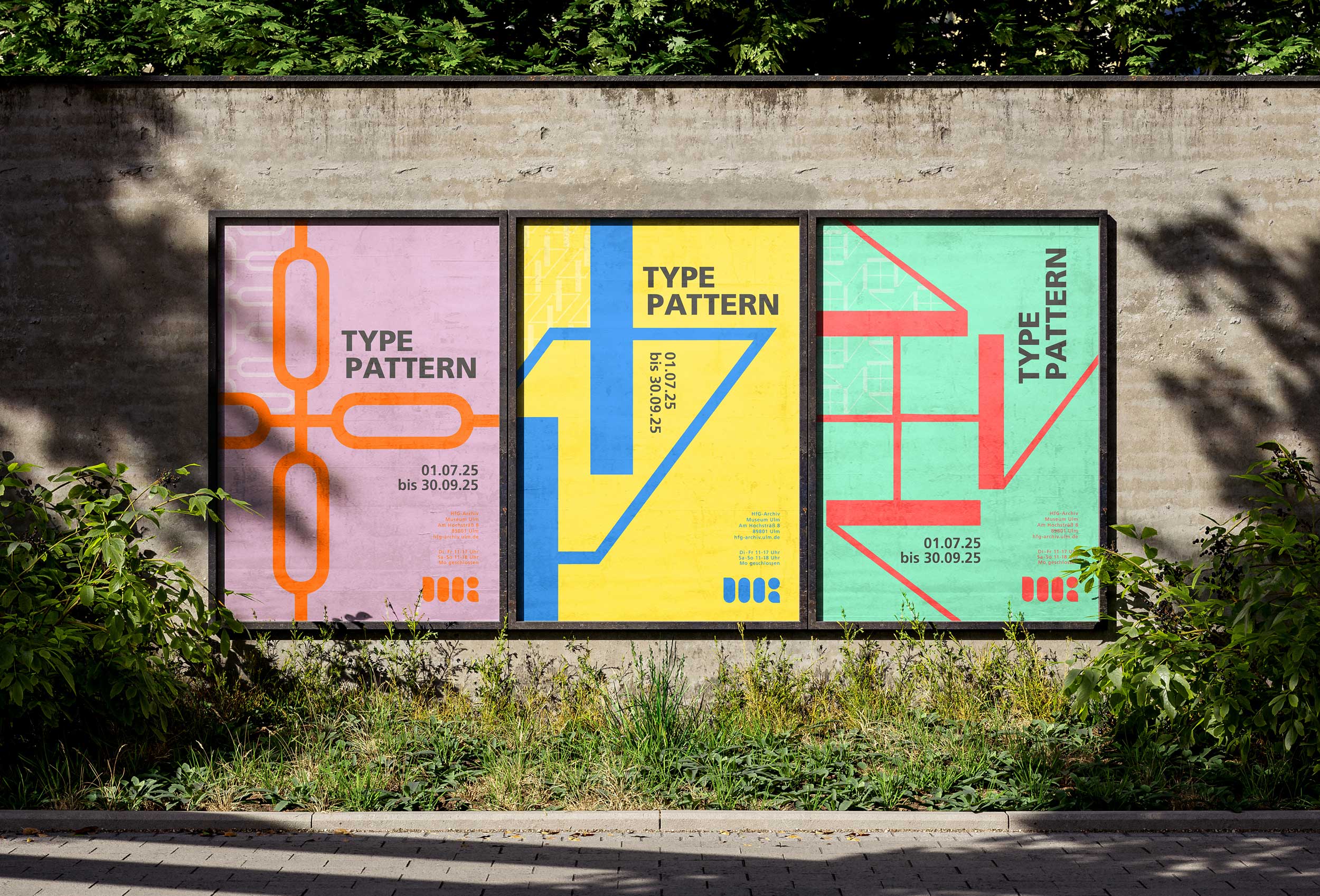 Plakatserie "Type Pattern"