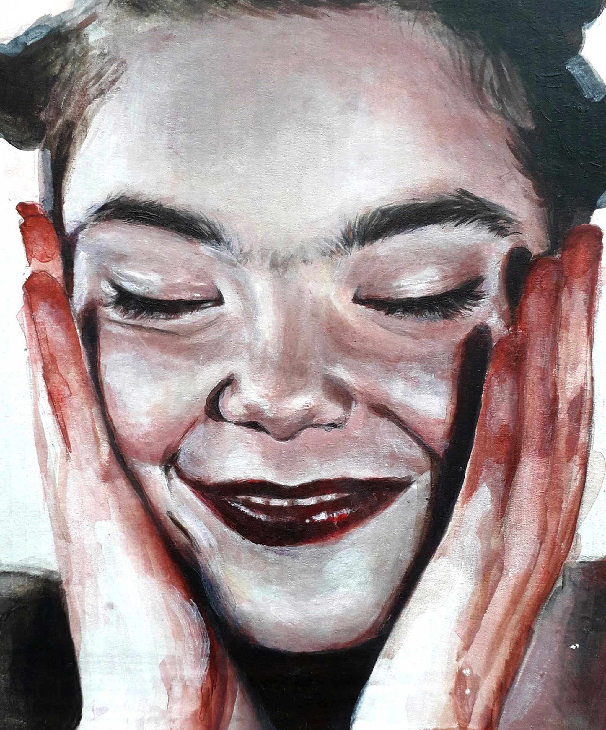 björk, acrylic